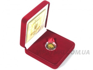 Подарункова колекційна золота монета 999,9 проби "Діва", Національний банк України