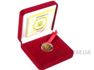 Подарункова колекційна золота монета 999,9 проби "Овен", Національний банк України
