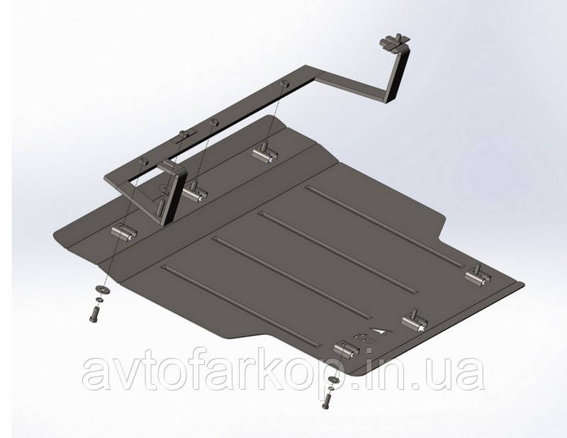 Захист двигуна Audi Q3 (2011-2018)(Захист двигуна Ауді Кю3) Автопристрій, фото 1