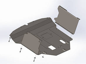 Захист двигуна Kia Soul (2014-2018)(Захист двигуна Кіа Соул) Автопристрій