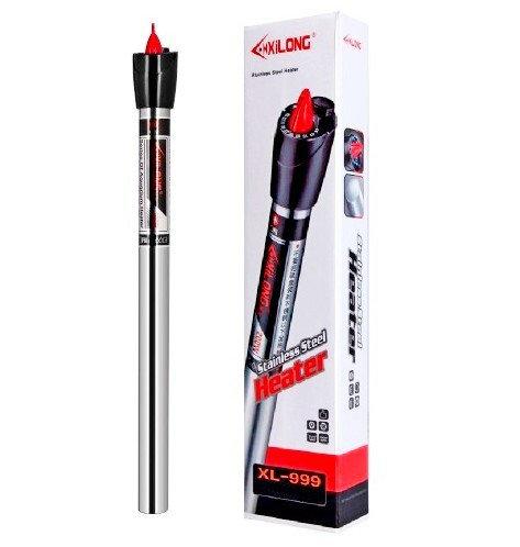 Нагрівач 100W з нержавіючої сталі з терморегулятором. Акваріумний нагрівач 100 Вт., фото 1