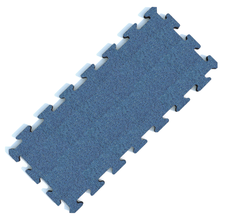 Гумовий пазл PuzzleGym 15 мм (синій)