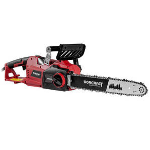 Пила електрична Worcraft WCE-2816 S, 2800 Вт, шина 40 см, плавний пуск, гальмо ланцюга