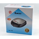 Сендвічниця вафельниця гриль 4 в 1 Domotec MS 7704, фото 3