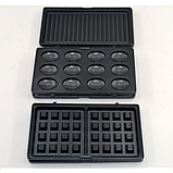 Сендвічниця вафельниця гриль 4 в 1 Domotec MS 7704, фото 4