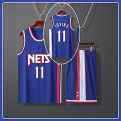 Баскетбольна синя форма Кайрі Ірвінг Бруклін Нетс Kyrie Irving No11 Brooklyn Nets сезон 2022