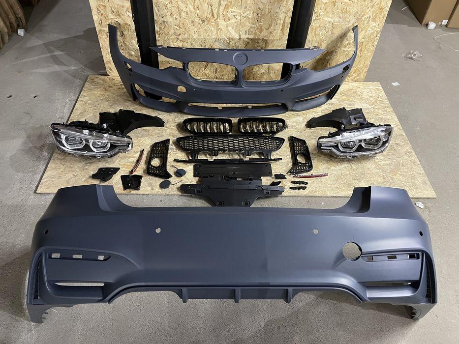 Комплект обвісу BMW 3 F30 M MPerformance M3 Бампер Передній Задній Обвіс Поріг, фото 1