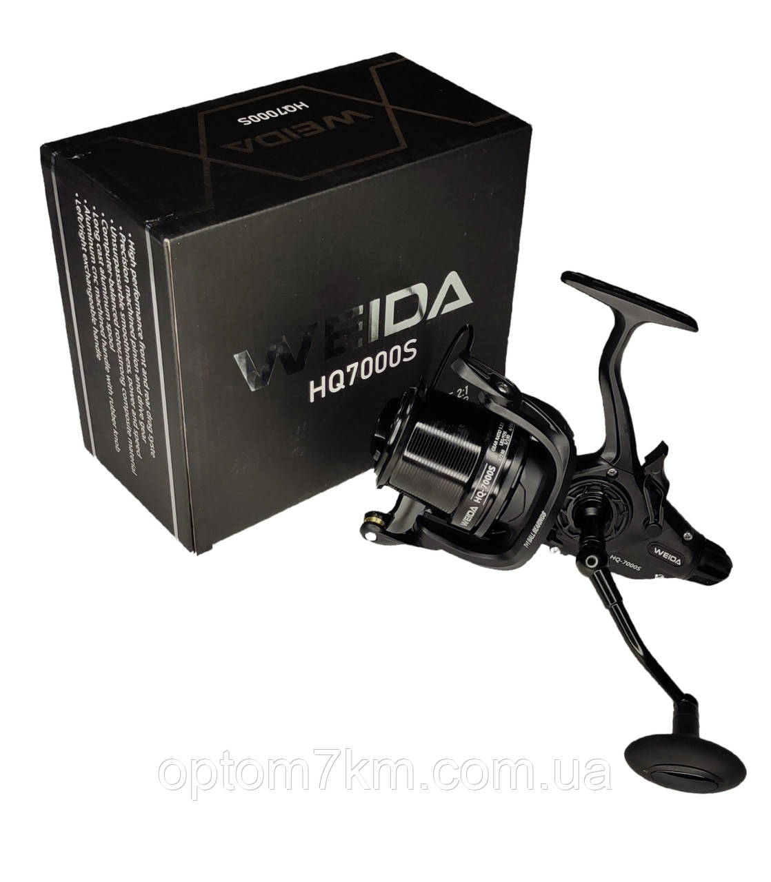 Катушка Weida HQ-7000S baitrunner 7+1bb