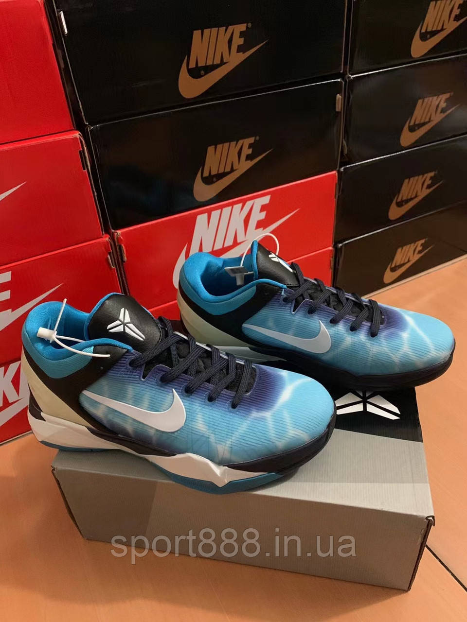 Nike Zoom Kobe VII Predator Shark чоловічі баскетбольні кросівки, фото 1