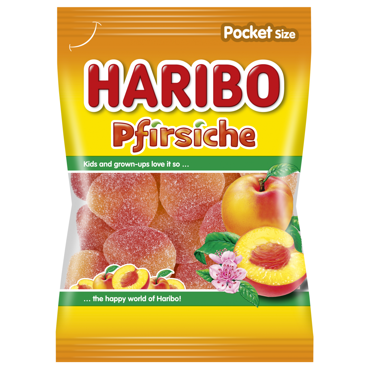 Желейки Персики Haribo Pfirsiche 100g