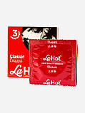 Презервативи латексні гладкі класичні з ароматом м'яти в La Hot Classic блок 36 штук, фото 2
