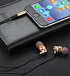 Металеві навушники 3.5 мм Гарнітура з Мікрофоном Суперзвук, фото 3