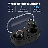 Навушники Y50 TWS Bluetooth 5,0 Бездротові з Сенсорним Керуванням Стереозвук (чорний), фото 3