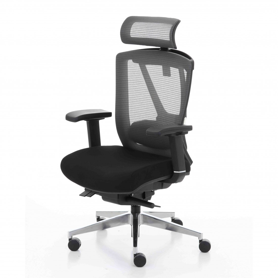 Крісло комп'ютерне з підголівником Enrandnepr ERGO CHAIR 2 black чорне