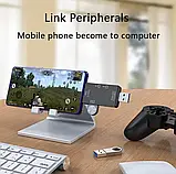 6 в 1 Кардридер XP-82 USB 3.0 Type-C OTG SD MicroUSB MicroSD TF Адаптер Картридер, фото 8
