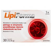 LipiForma Plus - добавка для підтримки рівня холестерину в крові, 30 шт