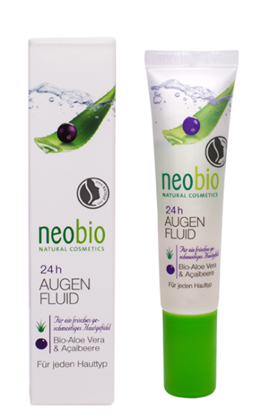 Гель для глаз с алоэ и асаи, NEOBIO, 15 мл