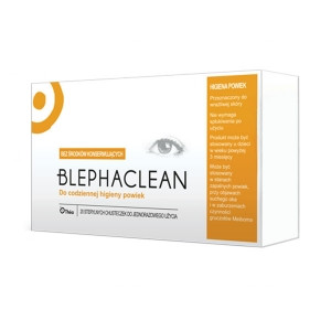 Blephaclean - гіпоалергенні серветки для гігієни повік, 20 шт.
