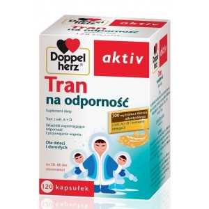 Doppelherz Tran na odpornosc - омега-3 з вітамінами A і D, 120 кап.