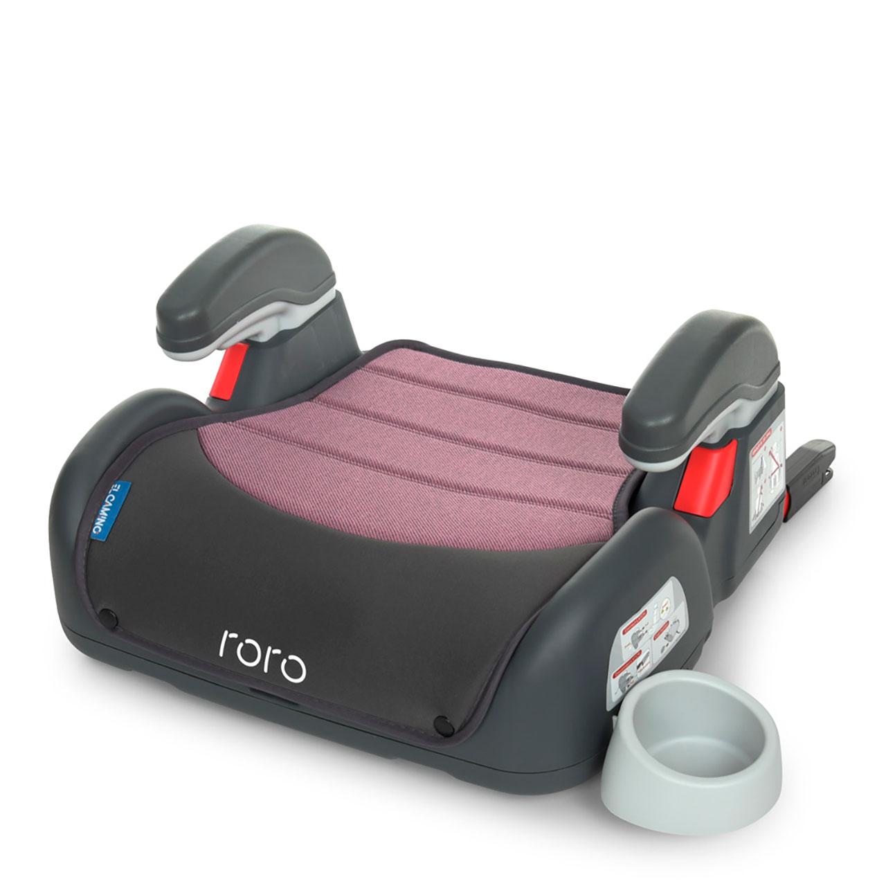 Бустер автокрісло El Camino ME 1144 RORO Isofix Royal Violet від 22 до 36 кг