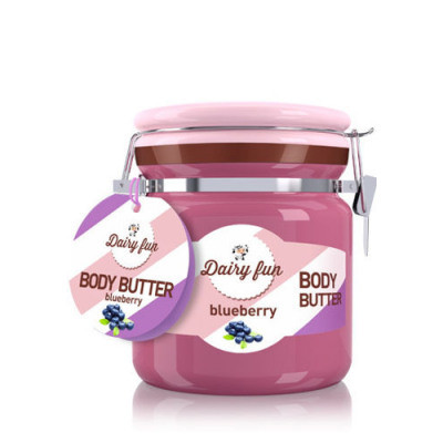 DELIA Dairy Fun, масло для тела, ягода, 300 г