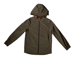 Куртка дитяча Soft-Shell флісова колір Олива, фото 3