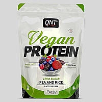 Изолят безлактозного протеина QNT "Vegan Protein" Лесные ягоды (500г)