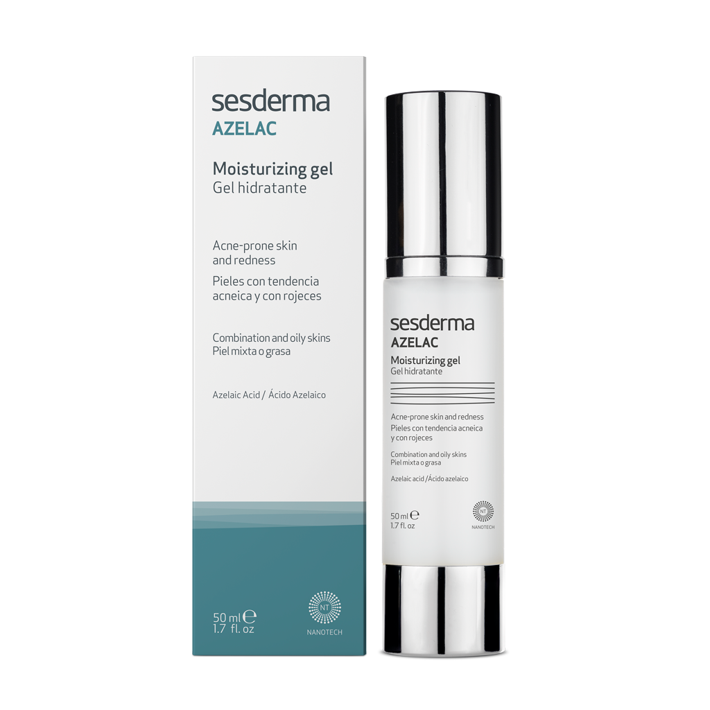 Sesderma Azelac Facial Moisturizing Gel зволожуючий Гель для шкіри з куперозом, розацеа Азелак, 50 мл