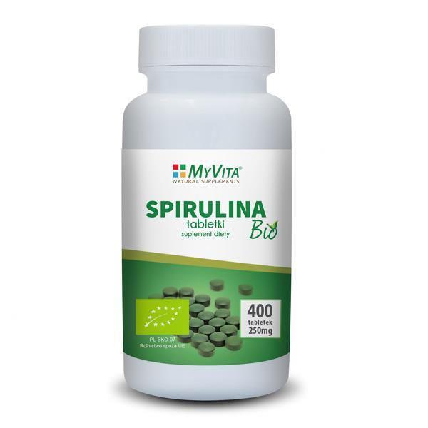 Spirulina - водорості спіруліни, 250 мг, 400 таб.