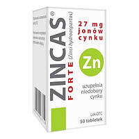 Zincas forte 27 mg, 50 шт.