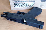 Дитячий пістолет Глок 17 — Glock 18C пластиковий корпус ZM 17, фото 8