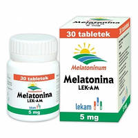 Melatonina Lek-Am - мелатонин, 5 мг, 30 таб.