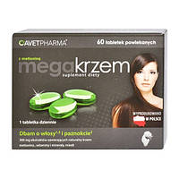 Mega Krzem таблетки с метионином для волос и ногтей 60 шт