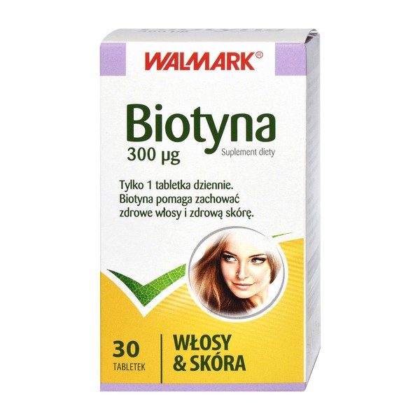 Biotyna 300 µg - для шкіри і волосся, 30 таб