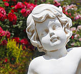 Садова фігура Хлопчик із ліхтарем + LED 81х38х26 см, фото 7