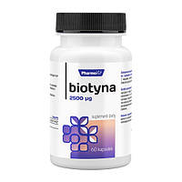 Pharmovit Biotyna 2500 µg - для волос, кожи и ногтей, таблетки, 60 шт.