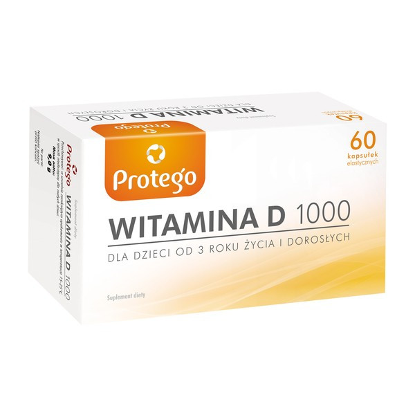 Protego Witamina D 1000 j.m - для кісток, 60 шт