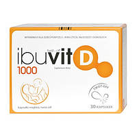 Ibuvit D 1000 - для нормального росту і розвитку кісток у дітей, капсули твіст-офф, 30 шт.