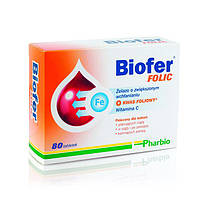 Biofer folic - дефіцит заліза, 80 піг.