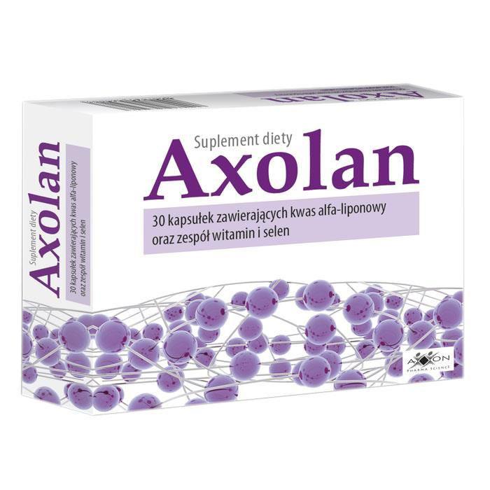 Axolan - БАД на основі альфа-ліпоєва кислота, 30 кап.