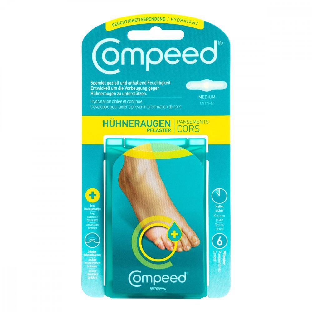 Compeed - пластирі для видалення мозолів, середні, 6 шт.
