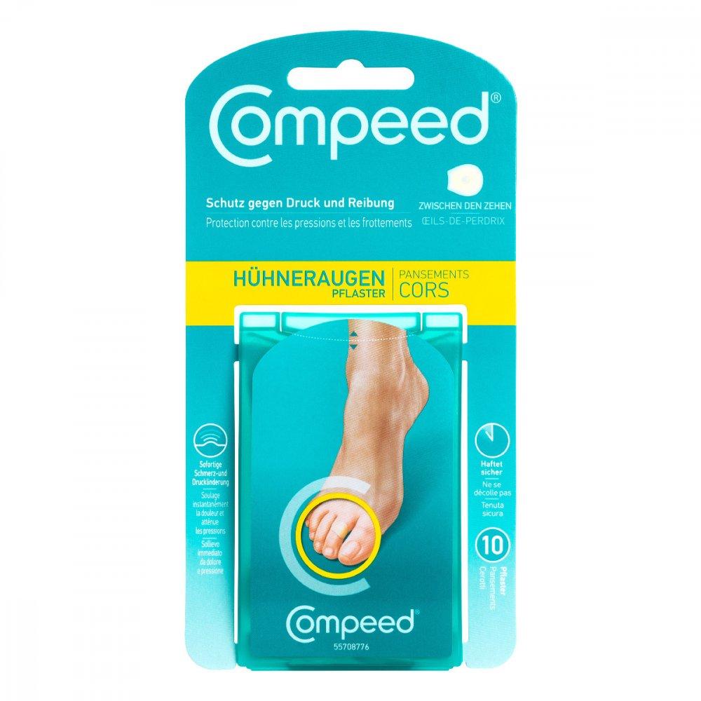 Compeed - пластирі для видалення мозолів між пальцями ніг, середні, 10 шт.