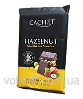 Шоколад CACHET Hazelnut Dark 54% какао Кашет Чёрный Фундук 300гр Бельгия