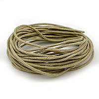 Вощений Шнур світло-оливковий 1,5 мм