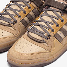 Чоловічі кеди Adidas Forum Low x Bad Bunny Dark Brown GW0264, фото 4