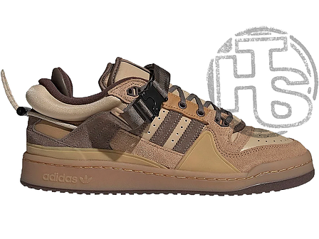 Жіночі кеди Adidas Forum Low x Bad Bunny Dark Brown GW0264, фото 1