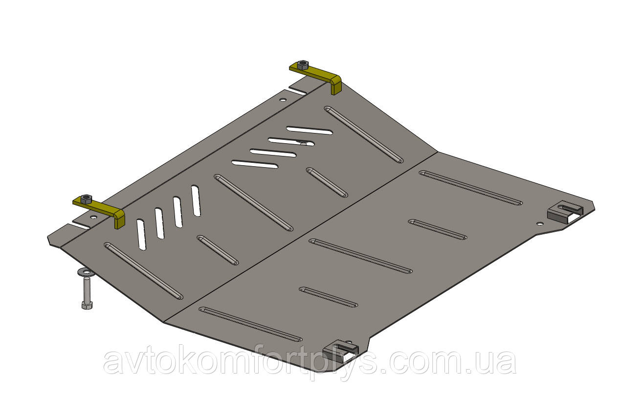 Металева (сталева) захист двигуна (картера) Opel Corsa D (2006-) (V-1,3 D), фото 1