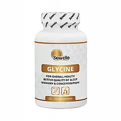 SOWELO ГЛІЦИН 750 мг ГЛІЦИН 120 ТАБЛЕТОК т
