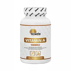 SOWELO ВІТАМІН А 10000 МО Retinol (Ретинол) 250 ТАБ