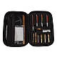 Набір для чищення ствола зброї, шомпол прямий, 15 предметів у чохлі, фото 2